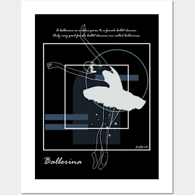 Ballerina dance version 5 Wall Art by Frajtgorski